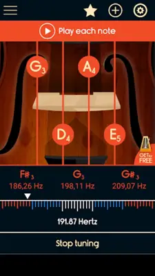 Master Violin Tuner android App screenshot 0
