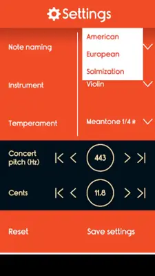 Master Violin Tuner android App screenshot 1