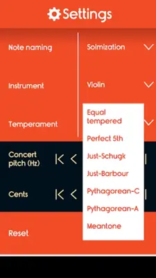 Master Violin Tuner android App screenshot 2