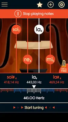 Master Violin Tuner android App screenshot 3